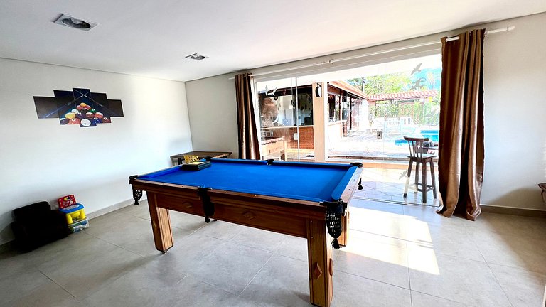 Casa dos Sonhos: Piscina com Hidro ,Sinuca em Cond.