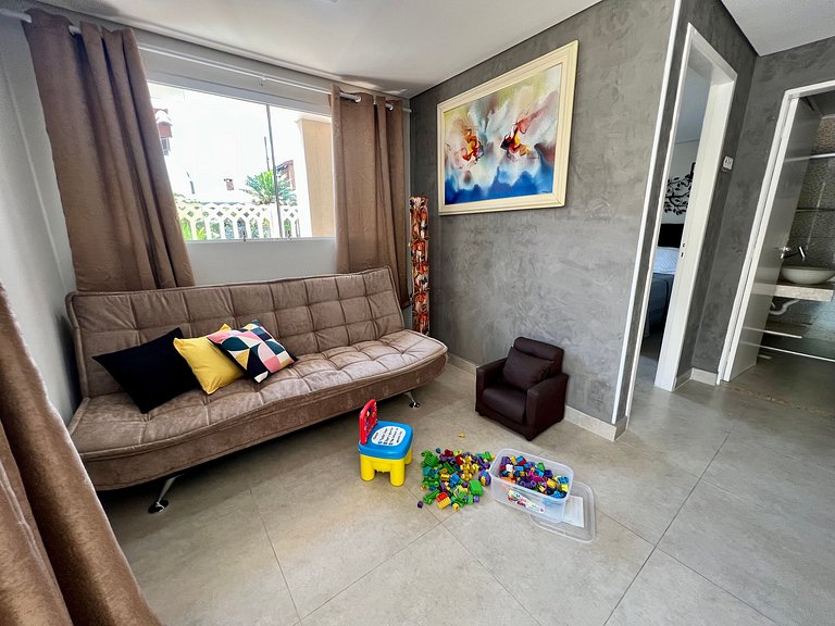 Praia/Piscina com Hidro/Sinuca 200 mts da praia