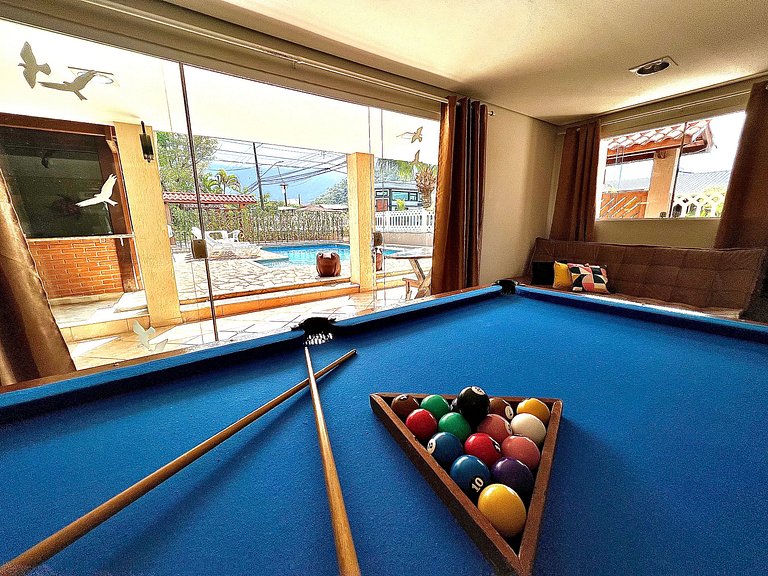 300 MTS Praia +Piscina +Hidro +Ar cond +Sinuca