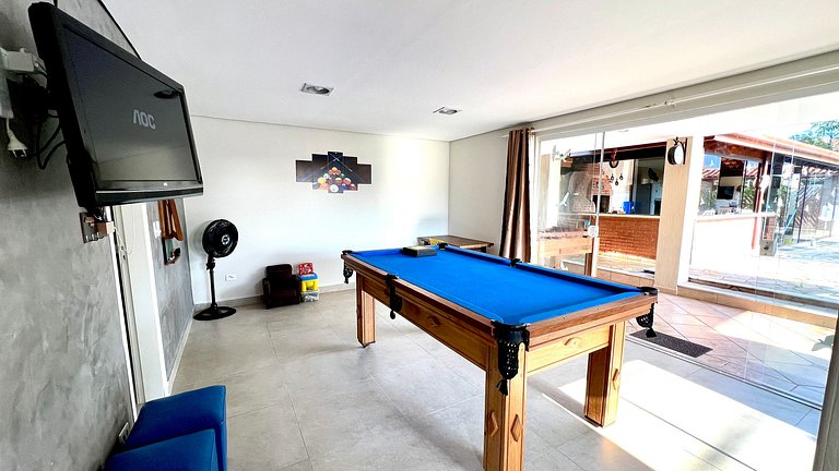 300 MTS Praia +Piscina +Hidro +Ar cond +Sinuca