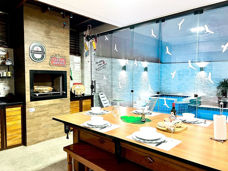 Perto do mar completa com piscina ,Hidro e sinuca