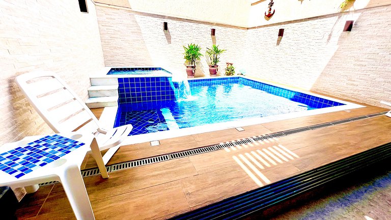 Perto do mar completa com piscina e sinuca