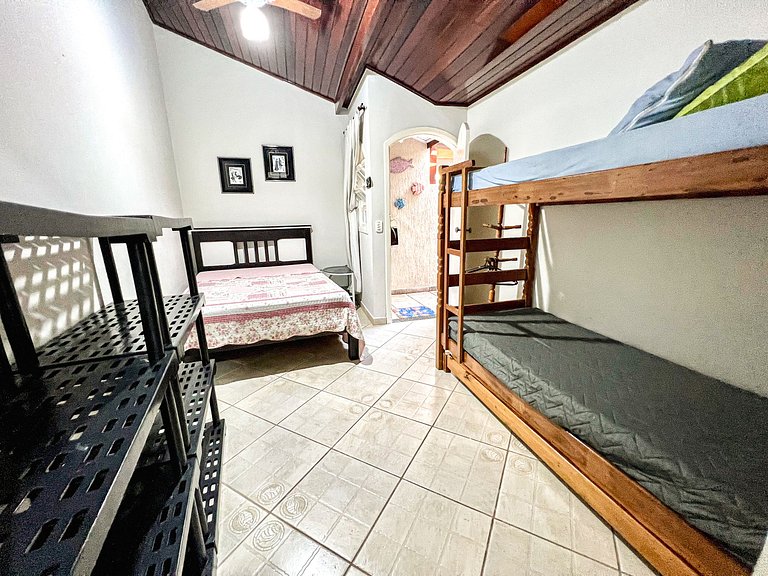 300 MTS Praia +Piscina +Hidro +Ar cond +Sinuca