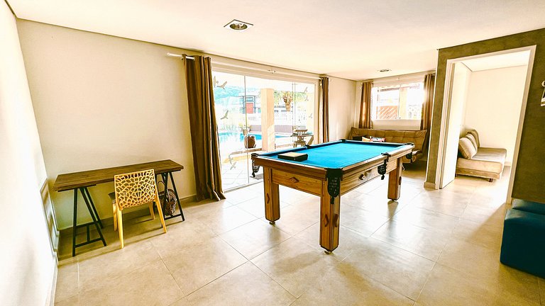 300 MTS Praia +Piscina +Hidro +Ar cond +Sinuca