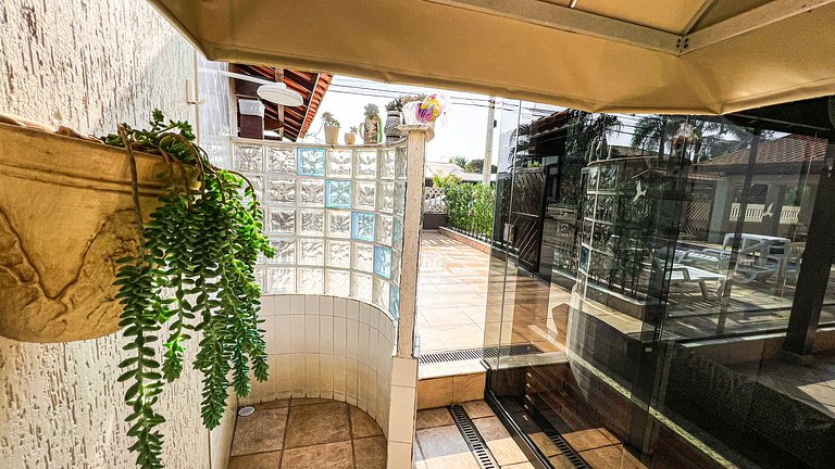 300 MTS Praia +Piscina +Hidro +Ar cond +Sinuca