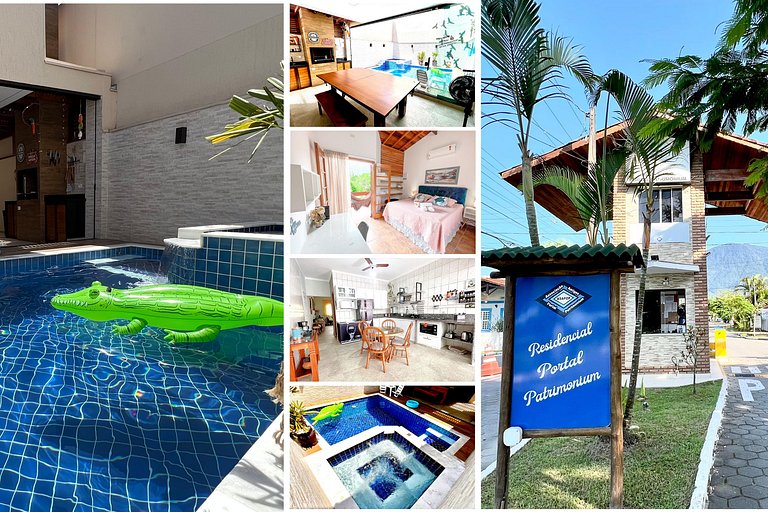 Perto do mar completa com piscina e sinuca