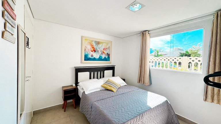 Praia/Piscina com Hidro/Sinuca 200 mts da praia