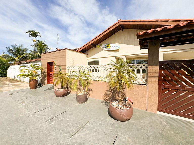 300 MTS Praia +Piscina +Hidro +Ar cond +Sinuca