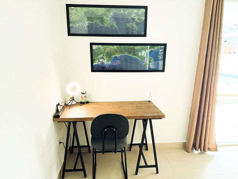 300 MTS Praia +Piscina +Hidro +Ar cond +Sinuca