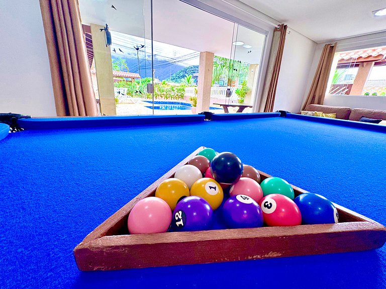 300 MTS Praia +Piscina +Hidro +Ar cond +Sinuca