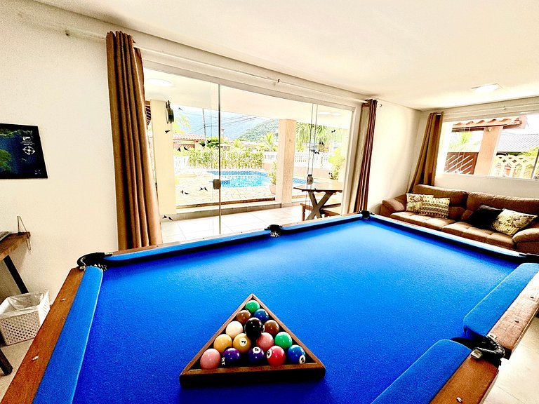 300 MTS Praia +Piscina +Hidro +Ar cond +Sinuca