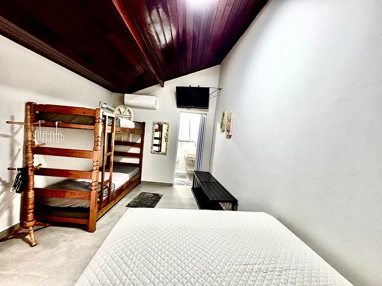 300 MTS Praia +Piscina +Hidro +Ar cond +Sinuca